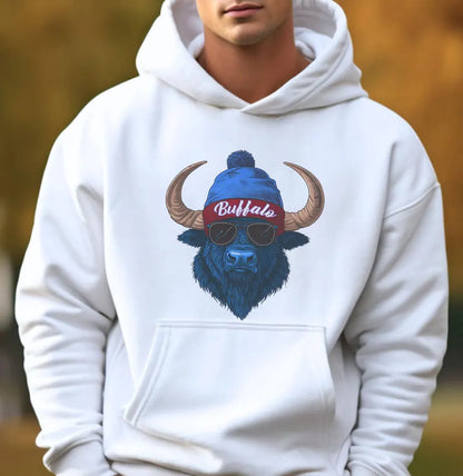 Buffalo Football Sweatshirt, Retro Sports Fan Shirt, Trendy Game Day Gift Tee, Buffalo Mascot Sweatshirt, Buffalo Football Fan Shirt