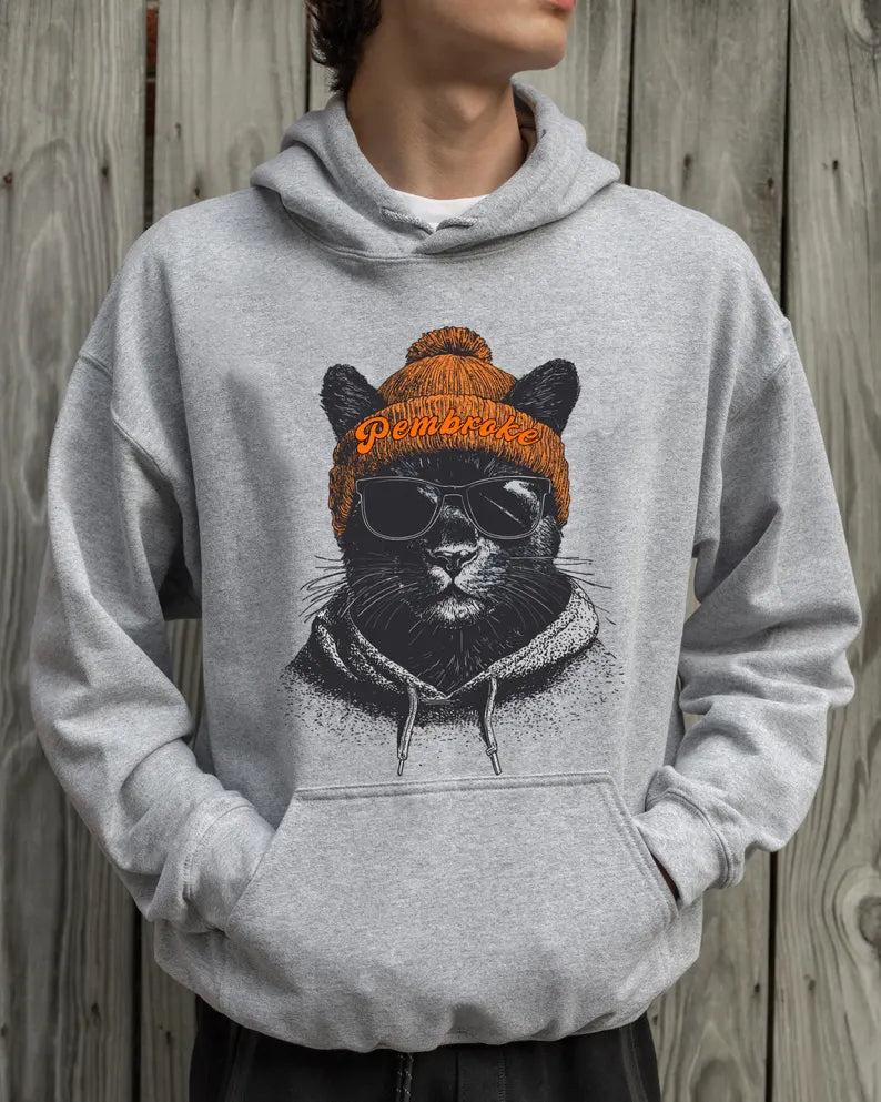 Pembroke Panther Football Sweatshirt, Retro Sports Fan Shirt, Pembroke Mascot Sweatshirt, Trendy Game Day Gift Tee, Pembroke School Fan Shirt