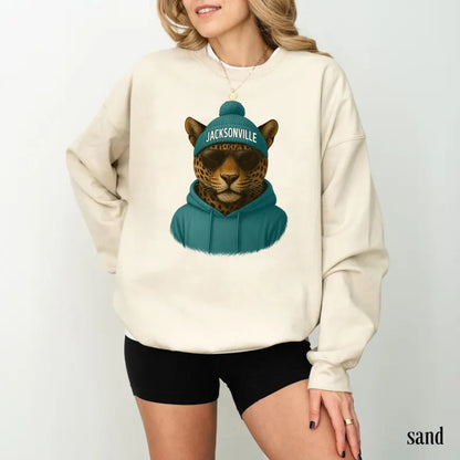 Retro Jacksonville Football Sweatshirt, Game Day, Jacksonville Team Football Shirt, Sunday Jacksonville, Jacksonville Mascot Football