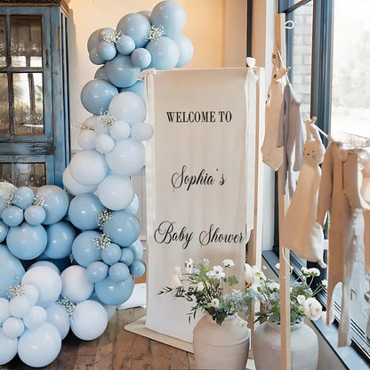 Custom Baby Shower Fabric Banners, Baby in Shower Welcome Signs, Baby Shower Fabric Signs, Baby Shower Welcome Signs, Oh Baby Welcome Signs