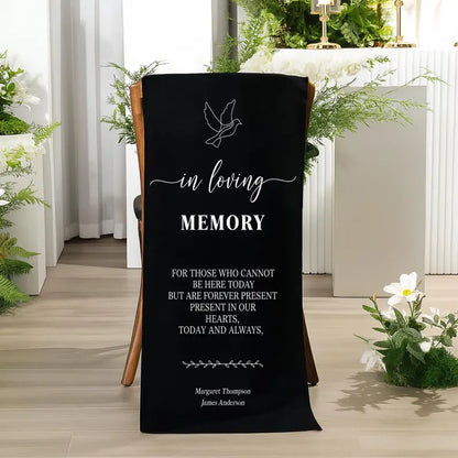 Custom In Loving Memory Banner, Memorial Fabric Banner, Funeral Banner, Personalized Tribute Banner, Memorial Banner for Loved Ones