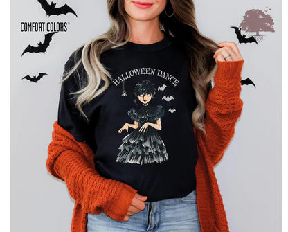 Comfort Colors Halloween Wednesday Shirt: Goth Dancing Queen
