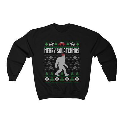 Funny Ugly Christmas For Man Paranormal Believer Santa Hat Sasquatch Shirt Bigfoot Sweatshirt Xmas Gift Present San