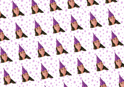 Personalised Your Photo Wrapping Paper, Custom Gift Wrap, Customised, Birthday Wrapping Paper, Funny, Christmas Gift Wrap, Secret Santa