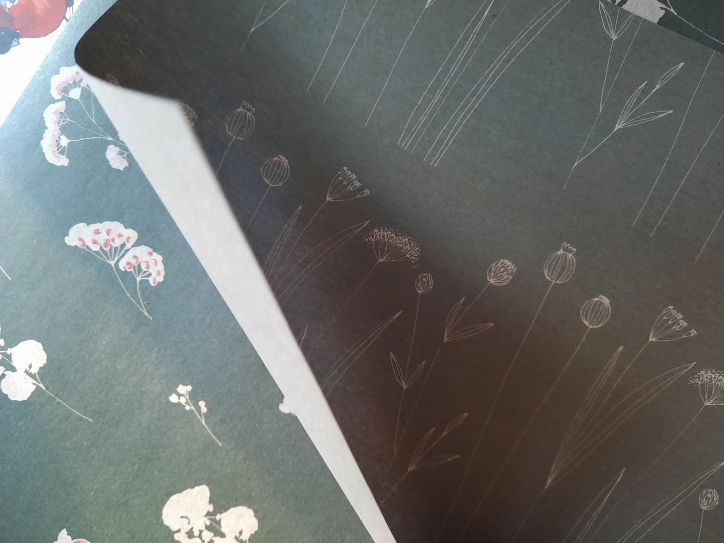 Graphical Wrapping paper,Gift Wrap, Rustic Wrapping, Floral Gift Warp, Wrapping paper, gift paper, floral wrapping paper, recycled wrapping