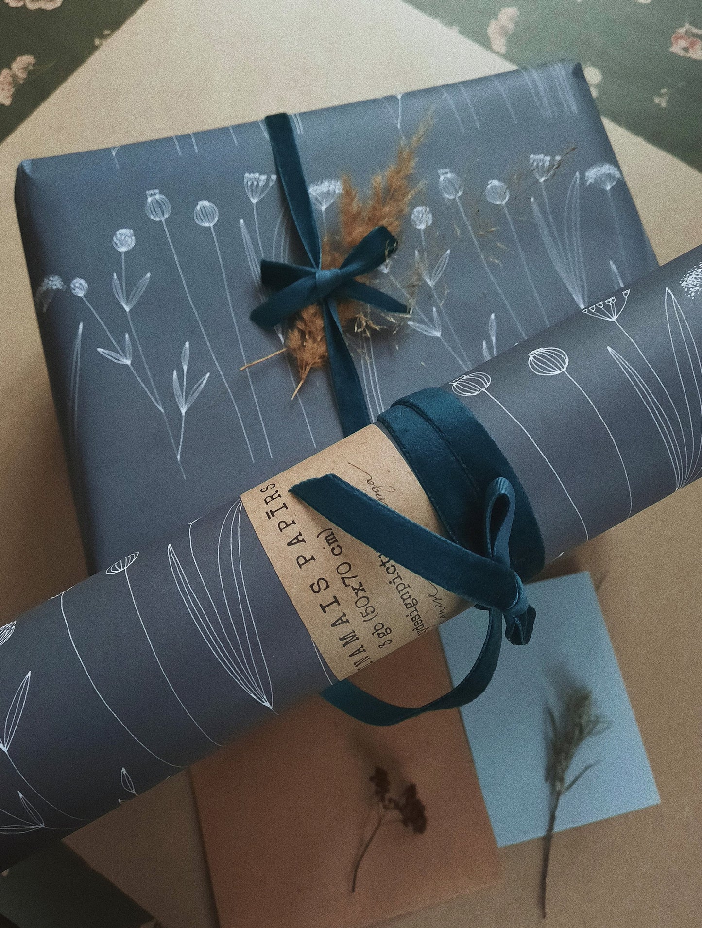 Graphical Wrapping paper,Gift Wrap, Rustic Wrapping, Floral Gift Warp, Wrapping paper, gift paper, floral wrapping paper, natural paper