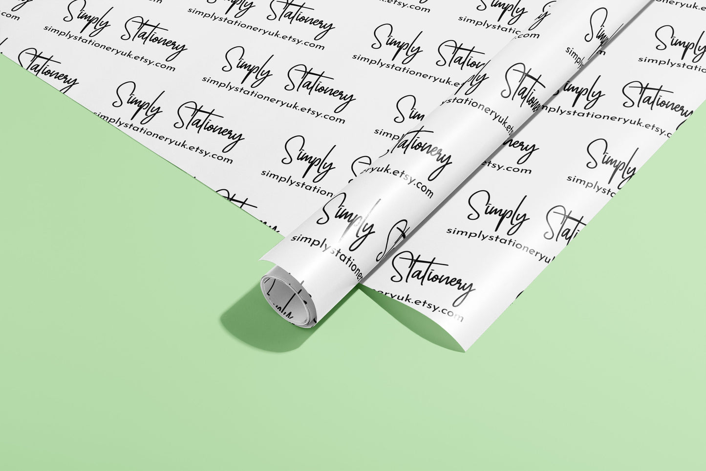 Custom order for Rebecca McDonald, 75 x A2 sheets of wrapping paper, 25 of each design already supplied.