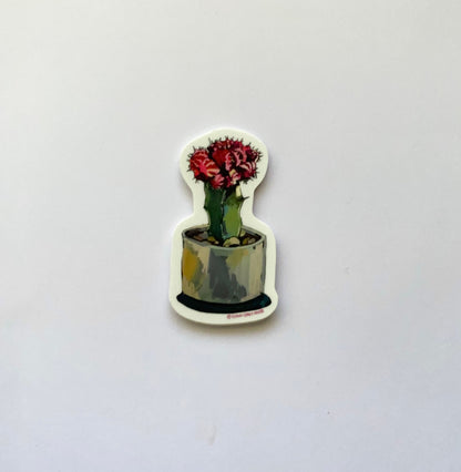 Moon Cactus | 3" Vinyl Sticker Decal | Waterproof  Weatherproof | Plants