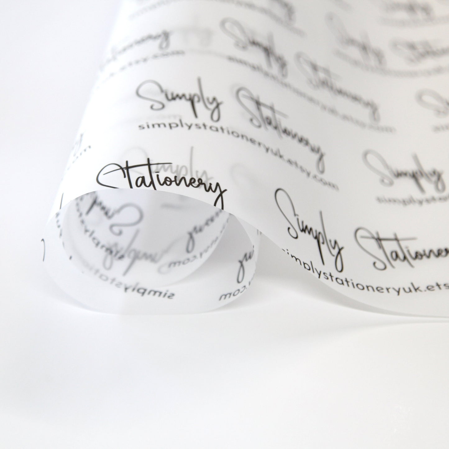 Personalised Vellum Paper, Packing Paper, Branded Packaging Premium Vellum, Your Logo Paper 112gsm, Small Business, Tissue paper, Recyclable