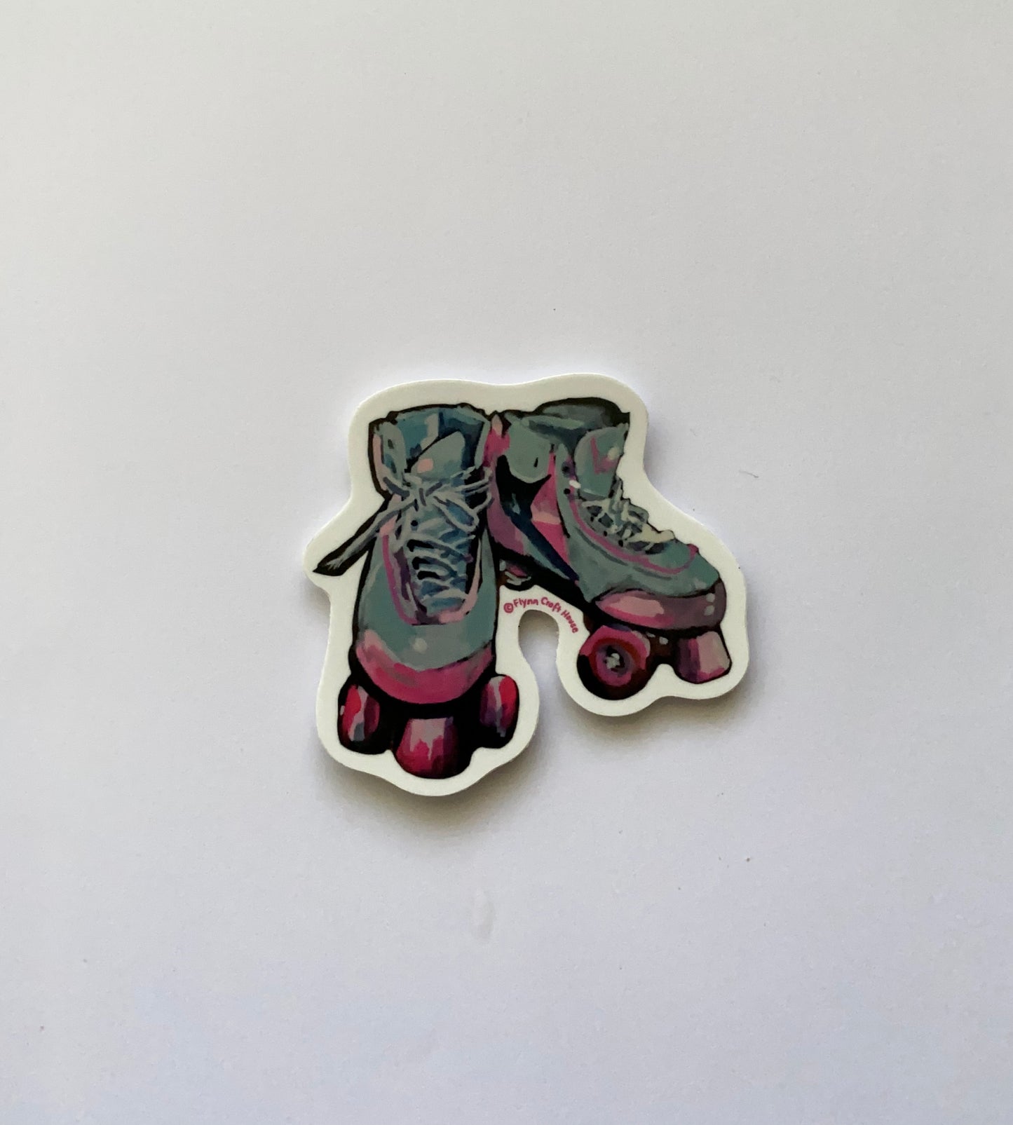 Roller Skates | 3" Glossy Vinyl Sticker Decal | Waterproof  Weatherproof | Skates Rollerskates Derby