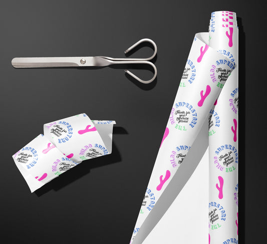 Personalised Wrapping Paper, Custom Gift Wrap, Customised, Birthday Party, Adult, Hen Party, Christmas, Gift, Wedding, Dildo, Funny