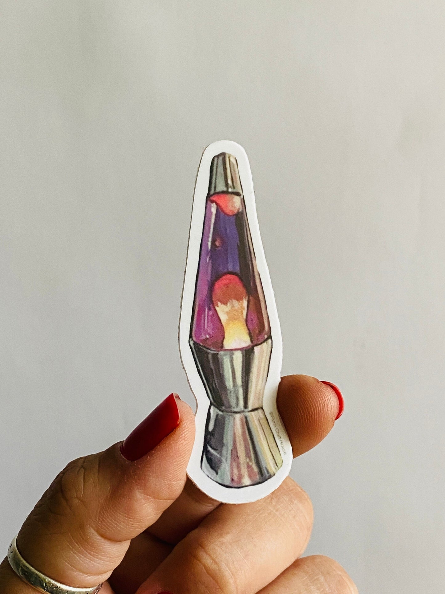 Lava Lamp | 3" Sticker Decal | Waterproof  Weatherproof | Retro 70s Lavalamp