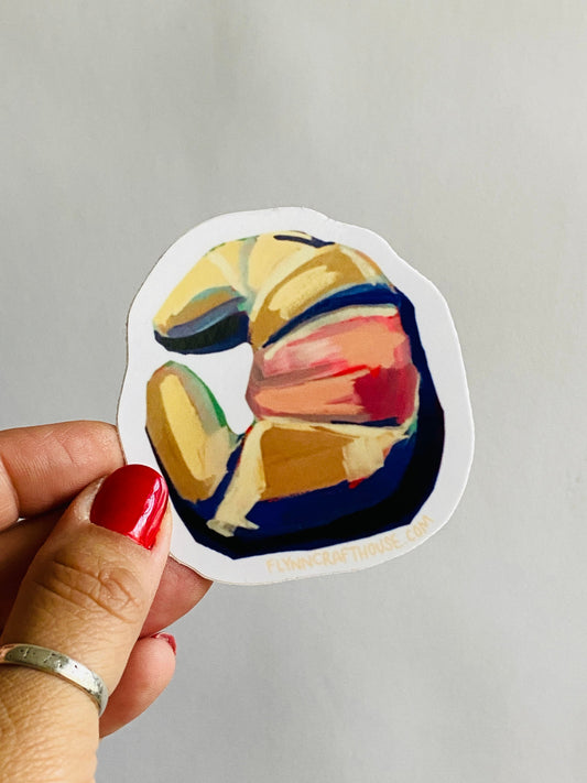 Cuernito| 3" Sticker Decal | Waterproof  Weatherproof | Latinx Pan Dulce