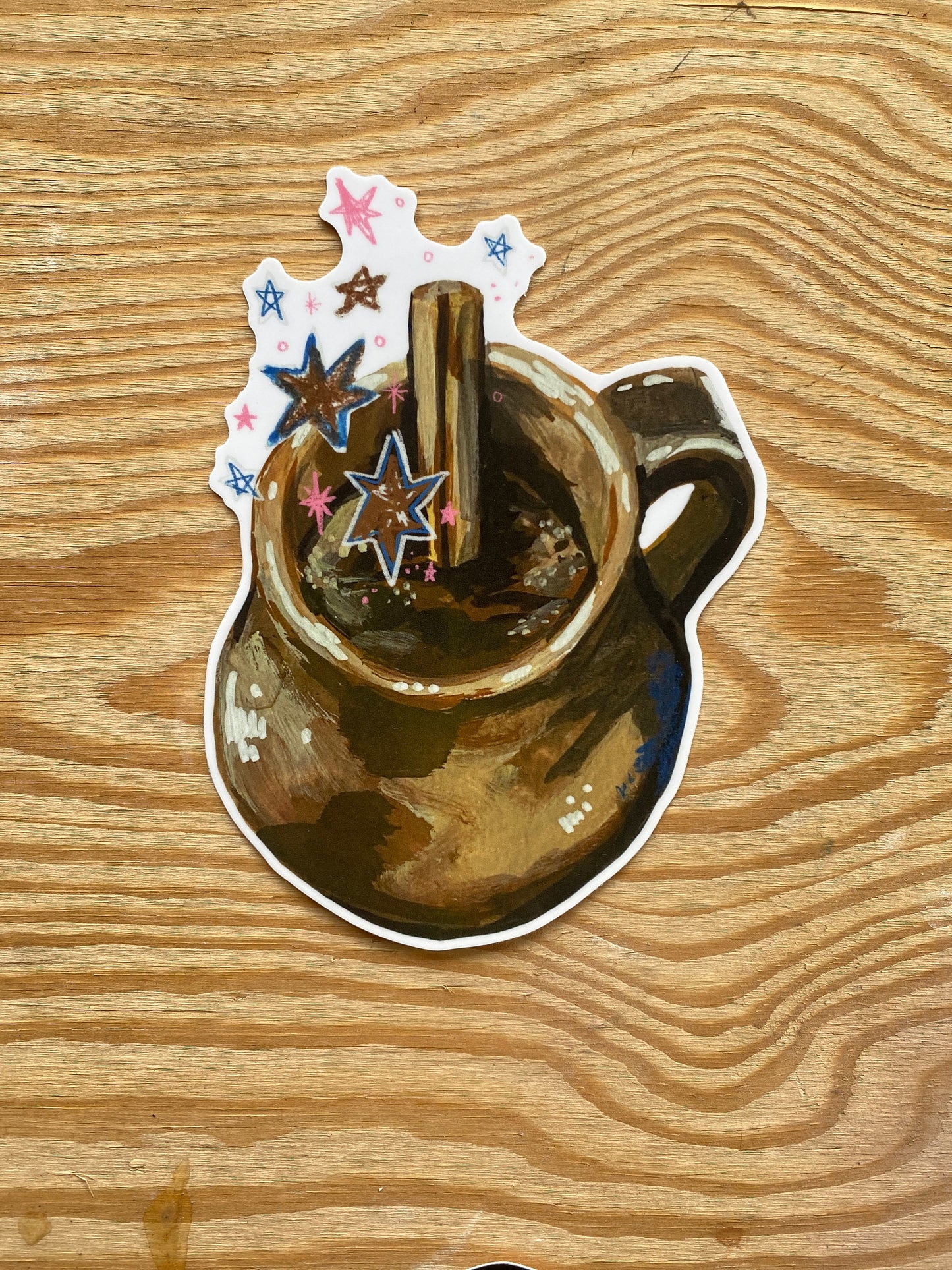 Cafe de Olla  | 5" Huge Vinyl Sticker Decal | Waterproof  Weatherproof | Mexican Coffee Chocolate