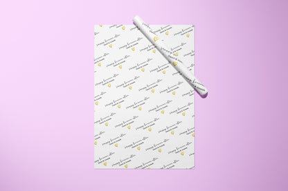 Personalised, Forever after, Surname, Wrapping Paper, Gift Wrap, Customised, Wedding, Party, Engagement, Couples, Newly Weds, Anniversary