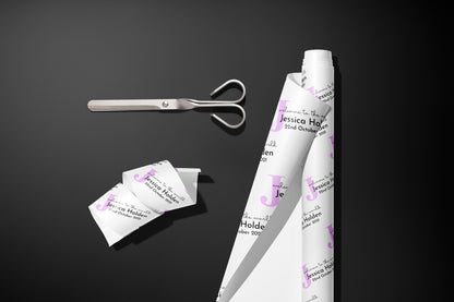 Personalised Newborn Wrapping Paper, Gift Wrap, Customised, New Born, New Baby, Baby Shower, Celebration, Girl, Pink, New Parents, Paper