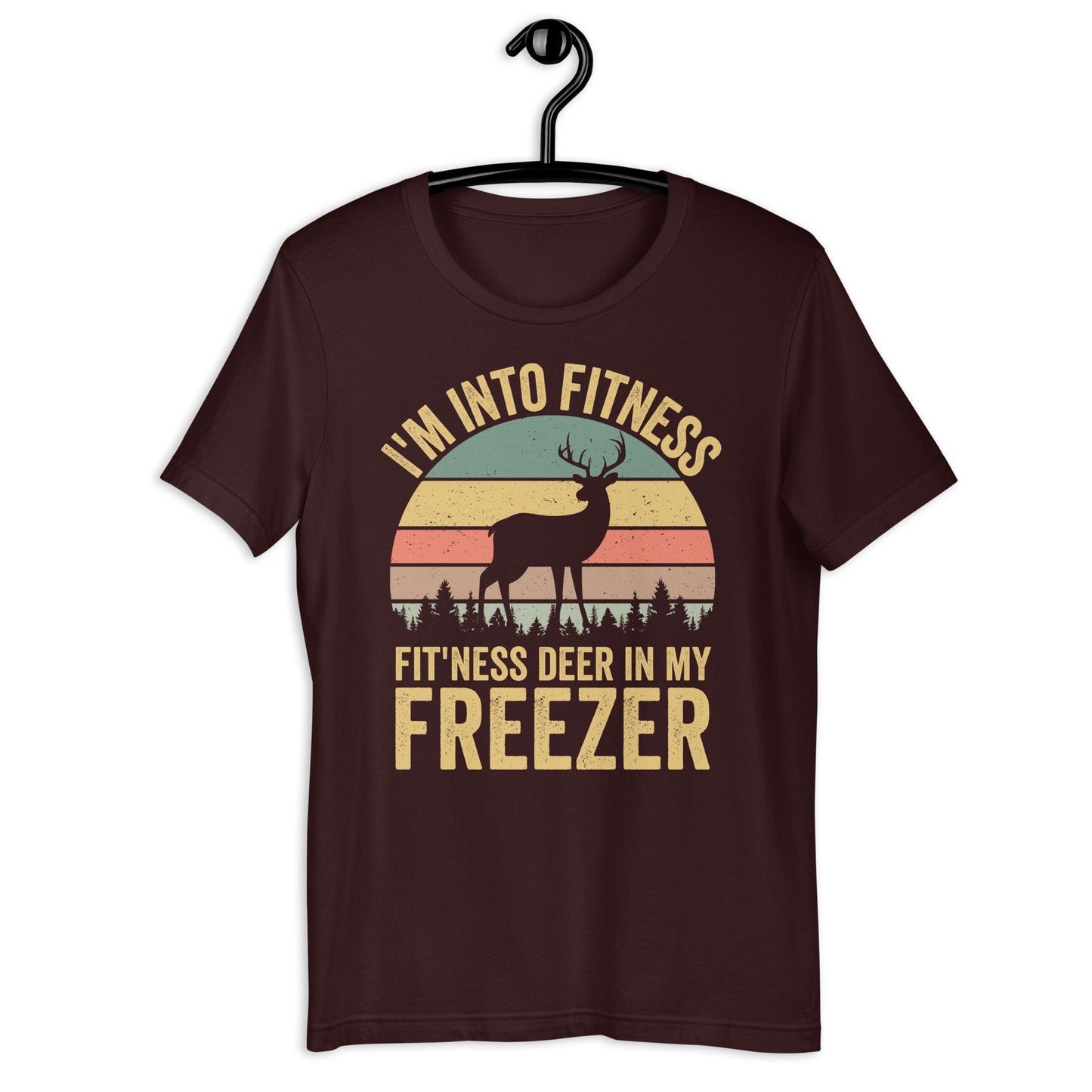 Im into fitness deer in my freezer shirt, deer hunting shirt, hunting shirt for men, buck hunting shirt, gift for hunting husband