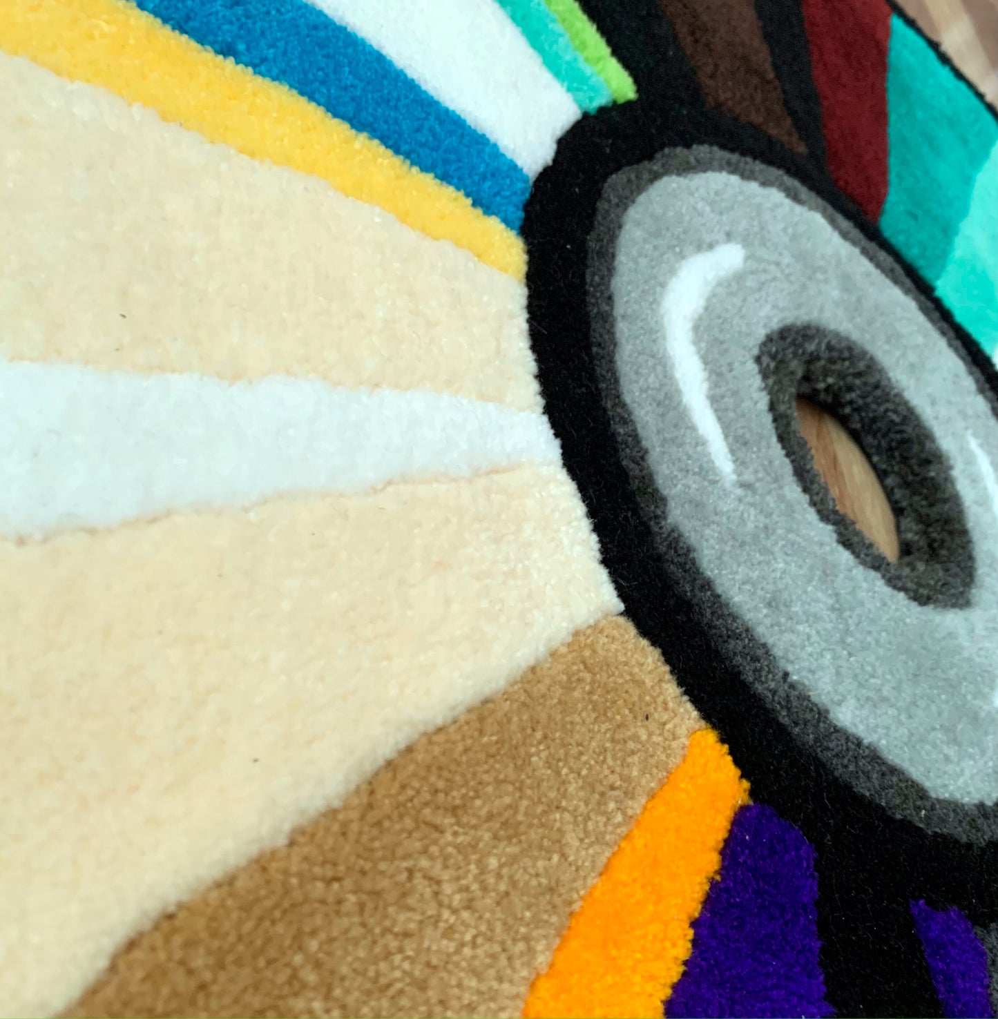 CD RUG/Custom rugs/Tufting rug/bedroom rug/aesthetic rug/handmade rug/album rug/logo rug/character rug/hypebeast rug/cool rugs/rap rug