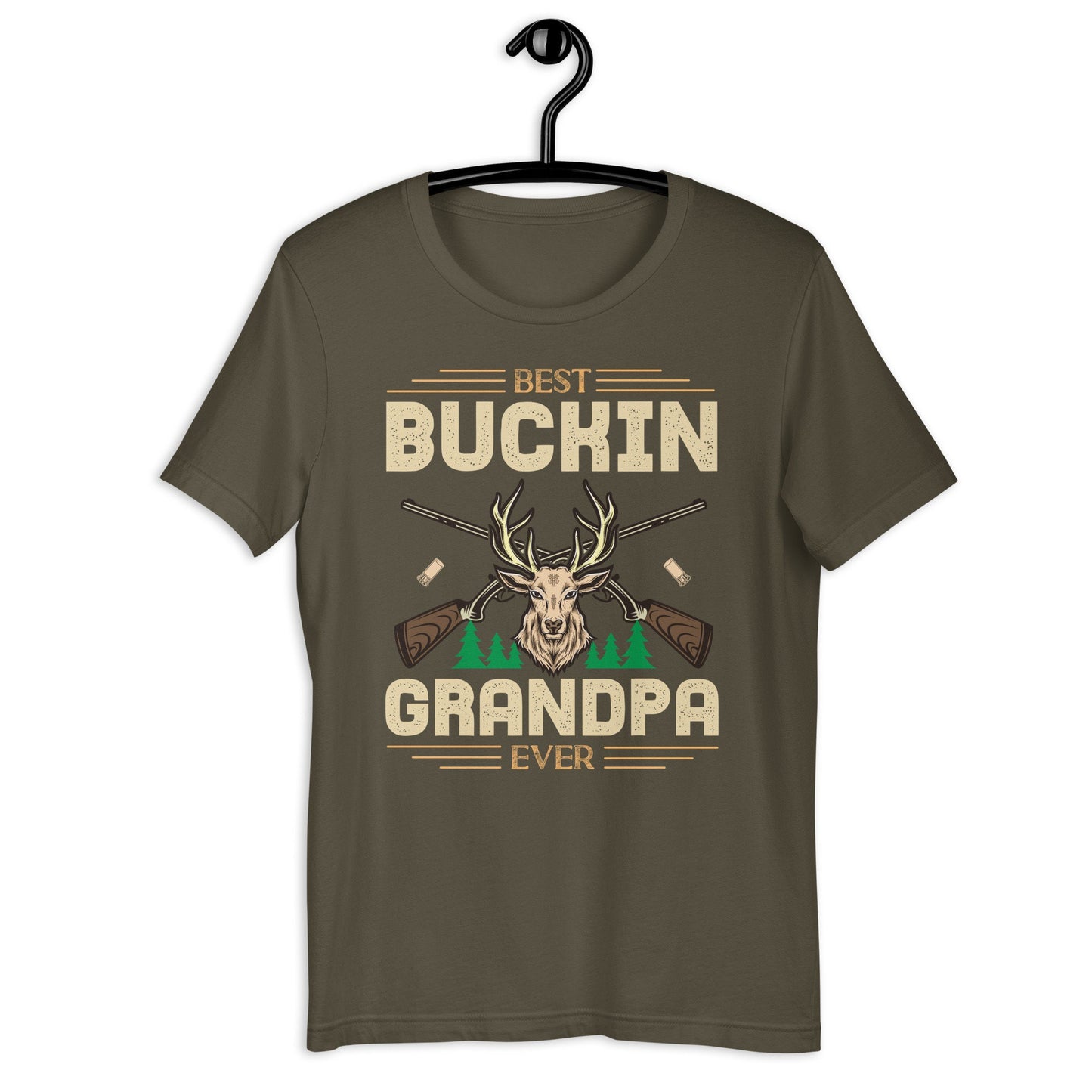Best Buckin Granpda Ever Shirt, grandpa hunting shirt, grandpa hunter, gift for grandpa hunting, hunting lover gift