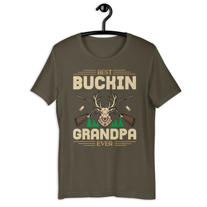 Best Buckin Granpda Ever Shirt, grandpa hunting shirt, grandpa hunter, gift for grandpa hunting, hunting lover gift
