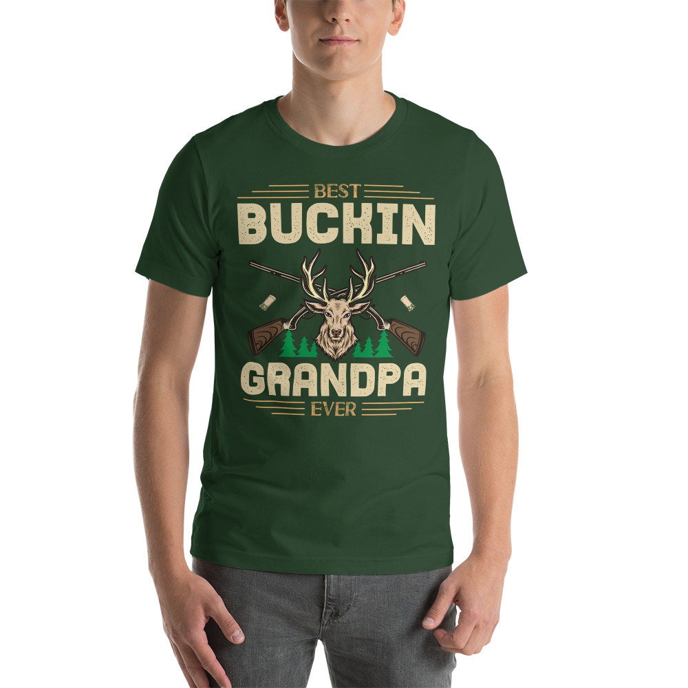 Best Buckin Granpda Ever Shirt, grandpa hunting shirt, grandpa hunter, gift for grandpa hunting, hunting lover gift