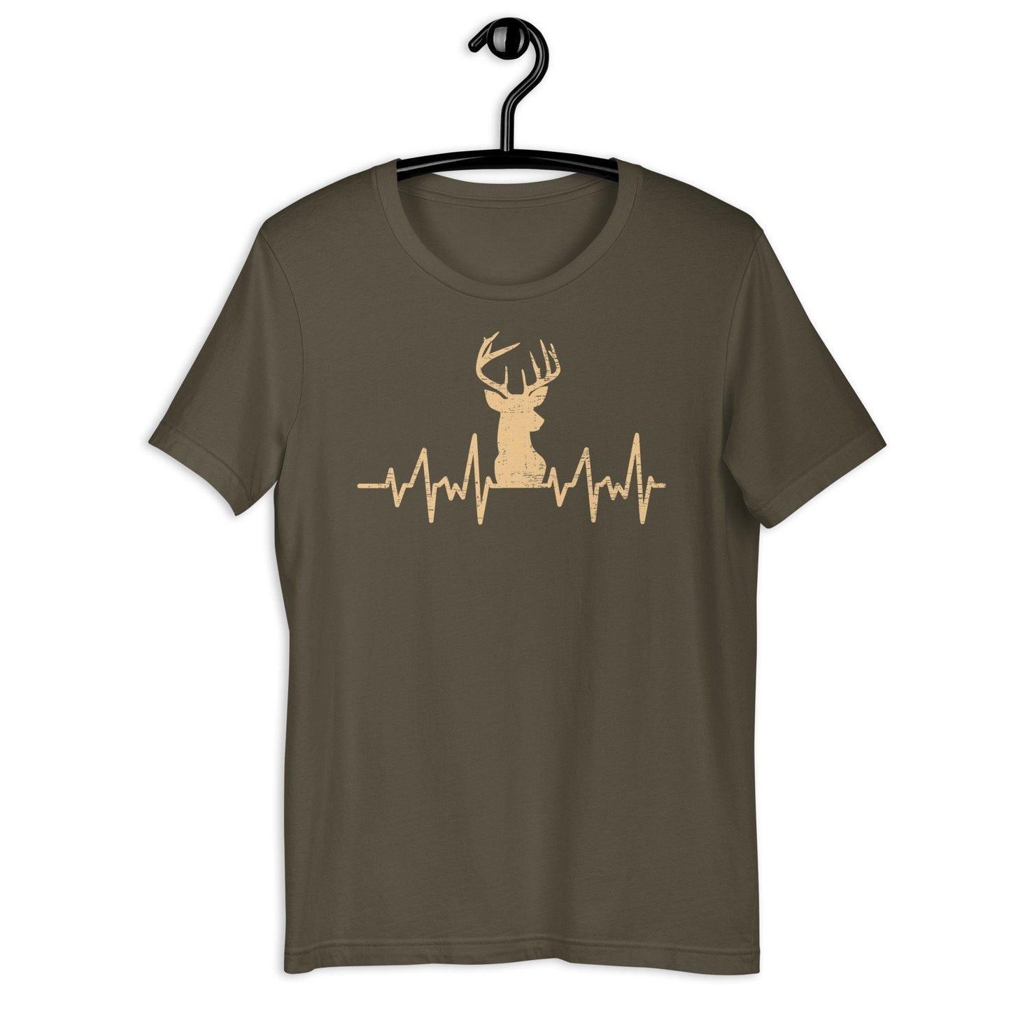 Buck pulse shirt, deer hunting shirt, hunting gifts for men, deer heartbeat, hunter gifts, gift for husband