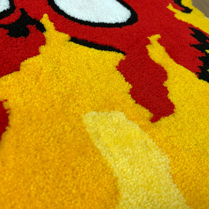 handmade Bart simpson tufted Rug