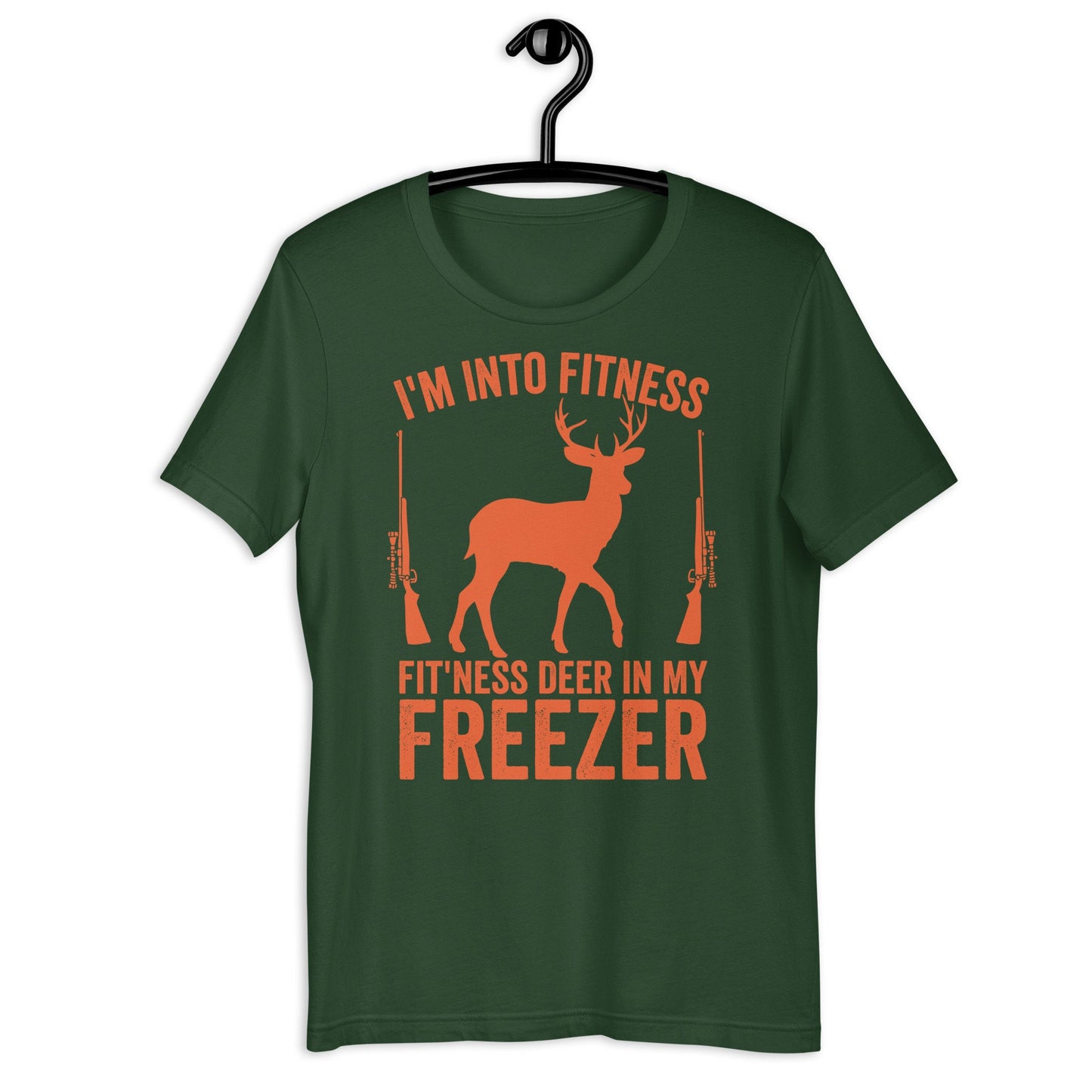 hunting shirt for men, Im into fitness fitness deer in my freezer Shirt, deer hunting gifts, buck hunter shirt, funny hunter shirt