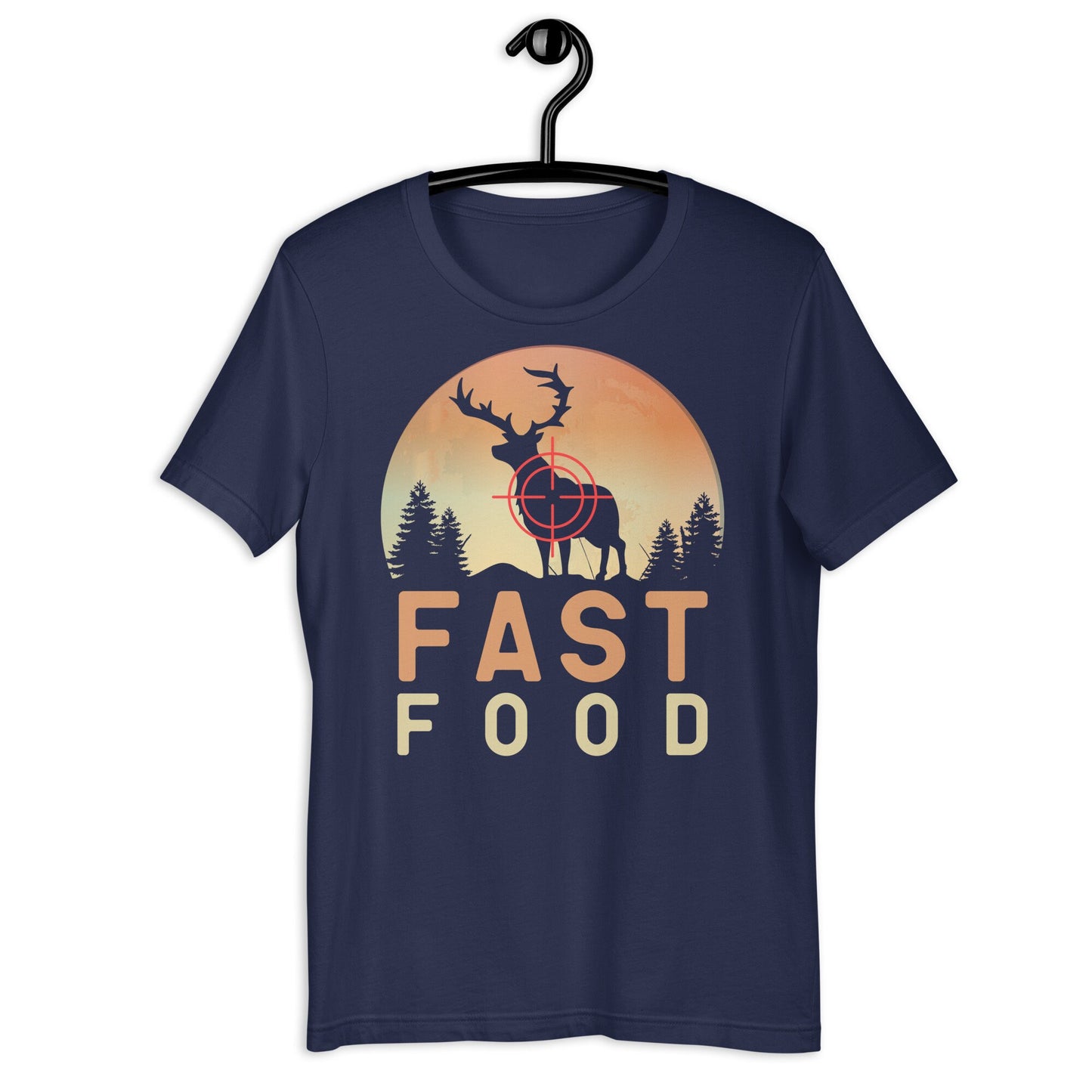Hunting shirt, fast food deer shirt, deer hunting shirt, hunting gifts for men, gift for hunter, buck hunter shirt