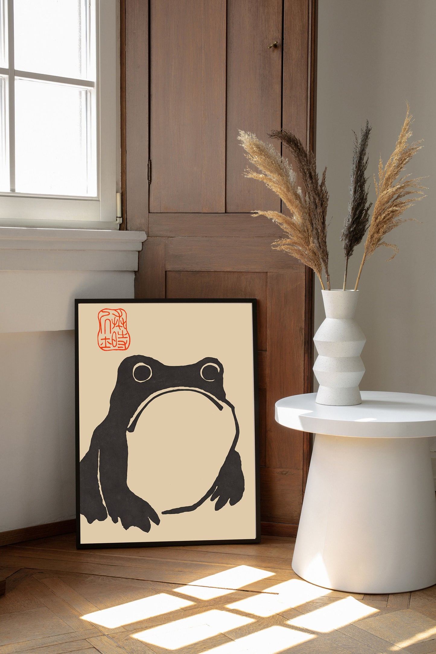 Matsumoto Hoji Frog Print,Matsumoto Hoji Frog Poster, Japanese Frog Print, Japanese VIntage Wall Art, Japanese woodblock print