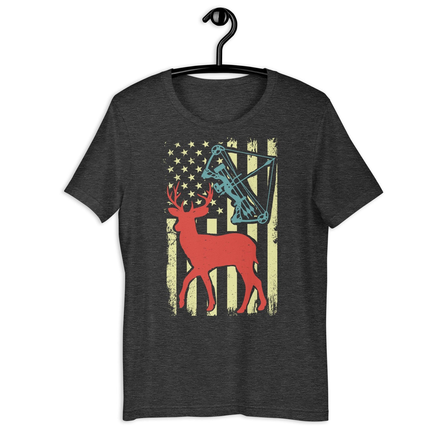 Hunting shirt, Bow hunting American flag shirt, Deer hunting shirt, gift for bow hunter, deer hunting gifts, bow hunter shirt, bow hunter