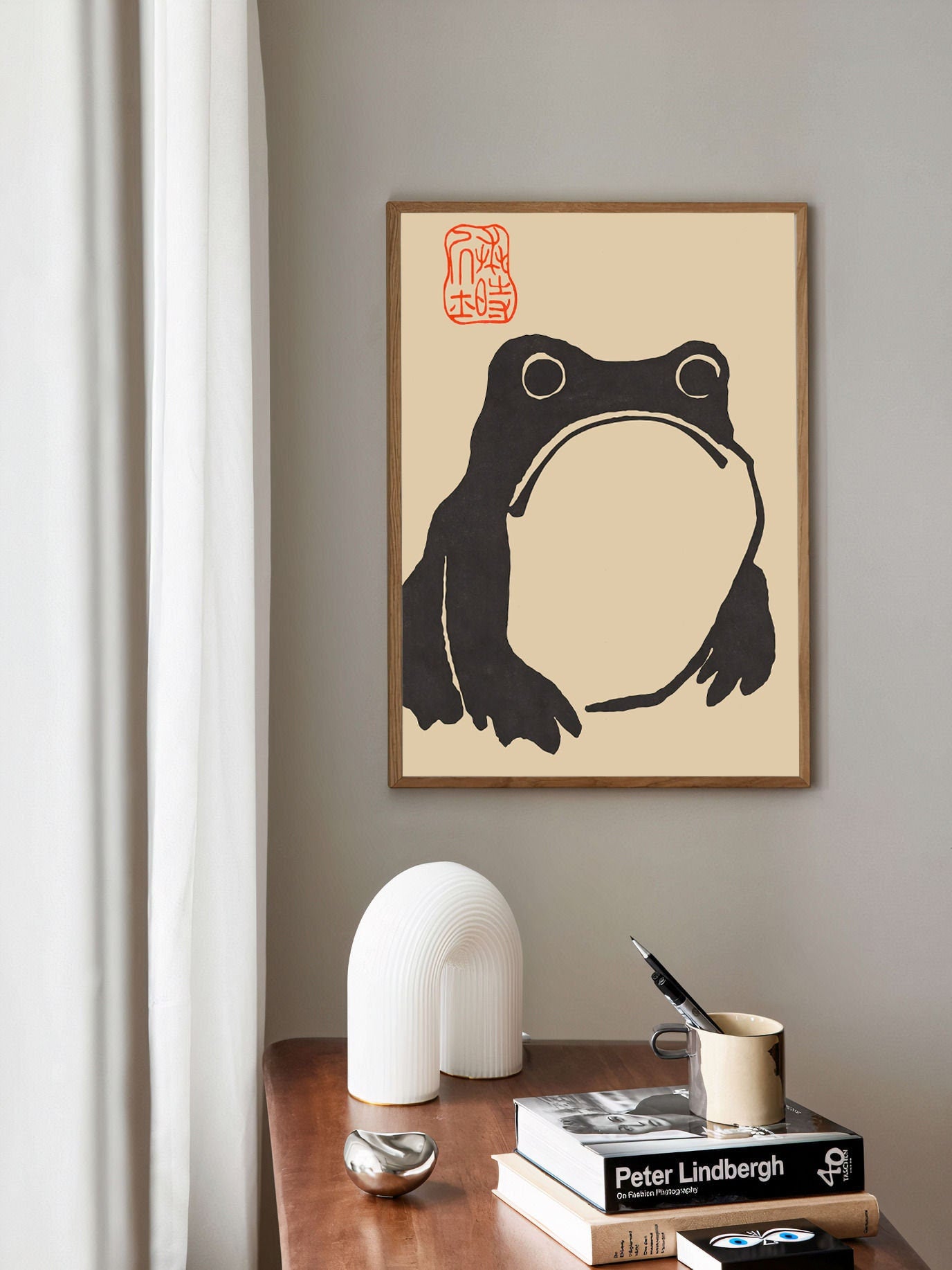 Matsumoto Hoji Frog Print,Matsumoto Hoji Frog Poster, Japanese Frog Print, Japanese VIntage Wall Art, Japanese woodblock print