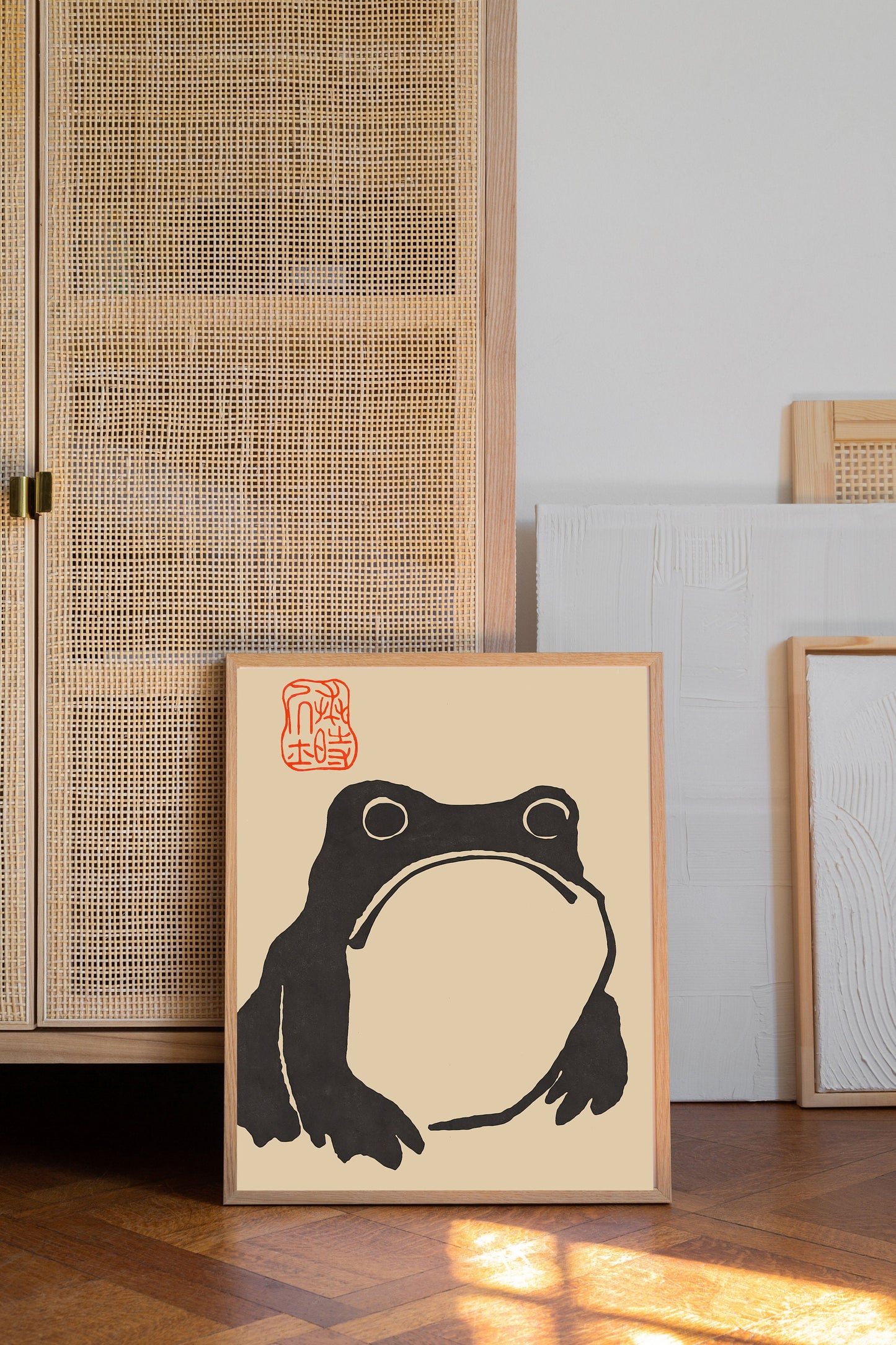 Matsumoto Hoji Frog Print,Matsumoto Hoji Frog Poster, Japanese Frog Print, Japanese VIntage Wall Art, Japanese woodblock print