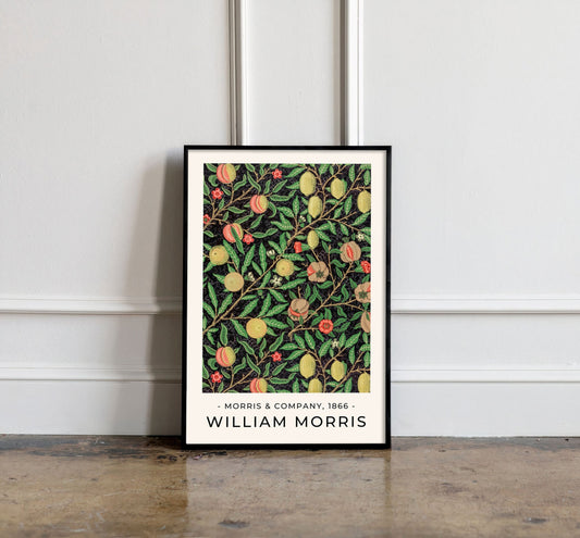 William Morris Poster, William Morris Print, William Morris Art, Vintage Poster, Floral Print, Citrus Fruit Print