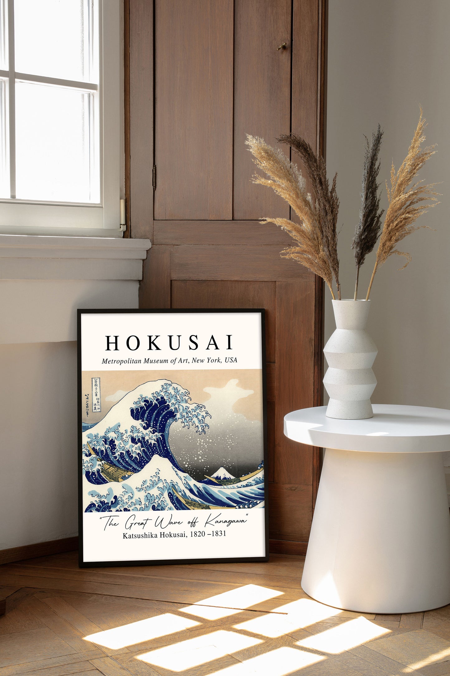 Katsushika Hokusai Poster, The Great Wave Poster,  Japanese Art,  Vintage Poster, Katsushika Hokusai print