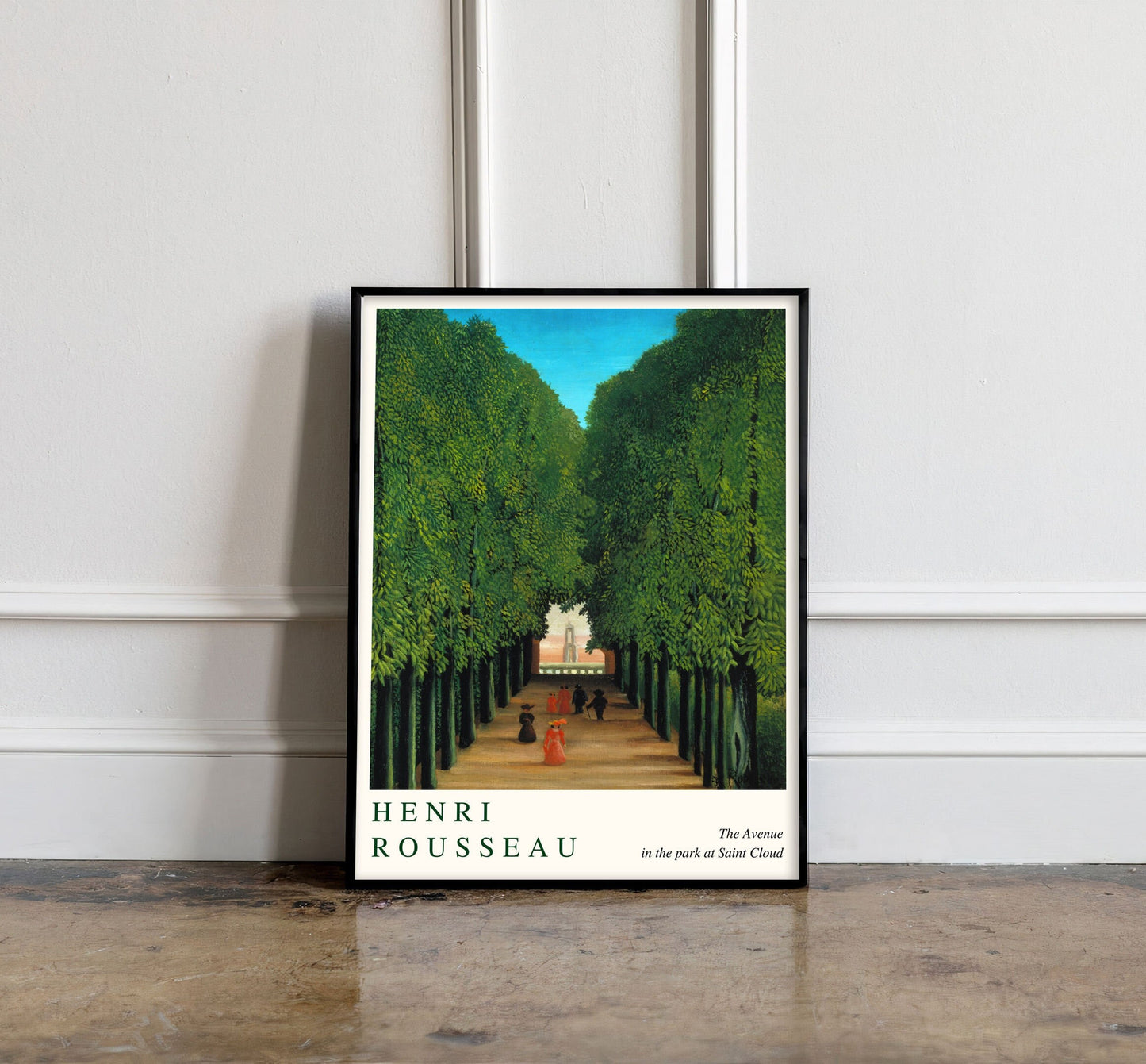 Henri Rousseau The Avenue in the park, Henri Rousseau print, Henri Rousseau poster, Tropical wall art, Tropical exhibition poster
