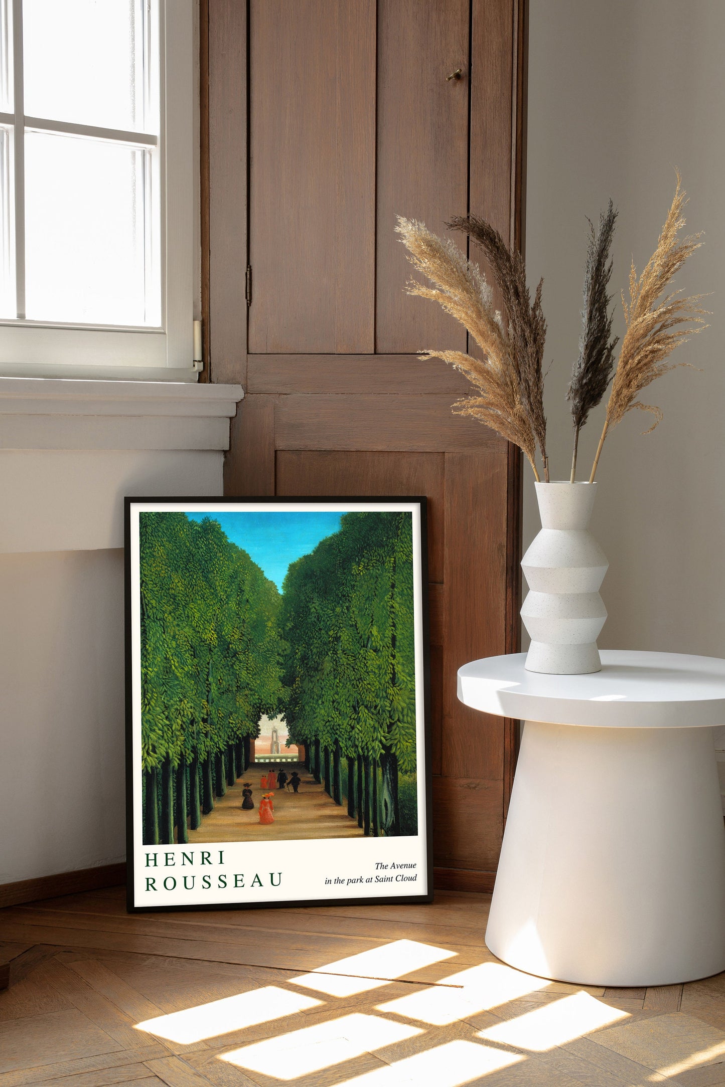 Henri Rousseau The Avenue in the park, Henri Rousseau print, Henri Rousseau poster, Tropical wall art, Tropical exhibition poster