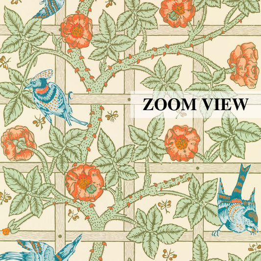 William Morris Poster, William Morris Print, William Morris Honeysuckle, Vintage Poster, Yelow Floral Print, Floral Vintage Print