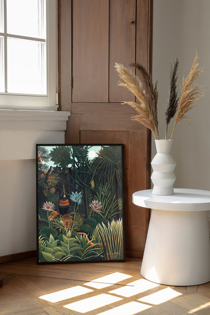 Henri Rousseau The Dream Poster, Henri Rousseau print, Henri Rousseau poster, Tropical wall art, Tropical exhibition poster
