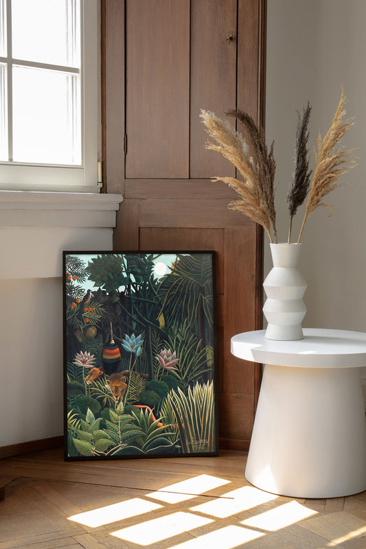 Henri Rousseau The Dream Poster, Henri Rousseau print, Henri Rousseau poster, Tropical wall art, Tropical exhibition poster
