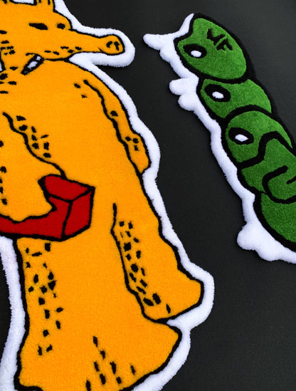 Custom rug MF Doom tufted quasimoto cd