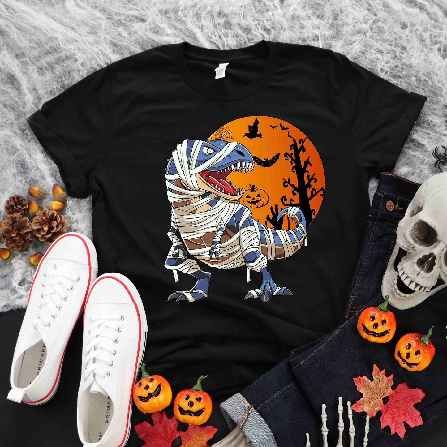 Halloween shirts, for Boys Kids Dinosaur Skeleton T rex Scary T-Shirt, Spooky Saurus Rex Shirt, Cute Halloween shirt, Dinosaur Halloween tee