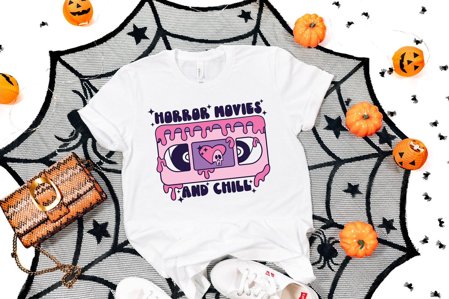 Horror Movies Shirt, Horror Movies and Chill Distressed Shirt, Boo, Halloween Shirt, Spooky Season, Pumpkin T-Shirt, Halloween Night Shirt