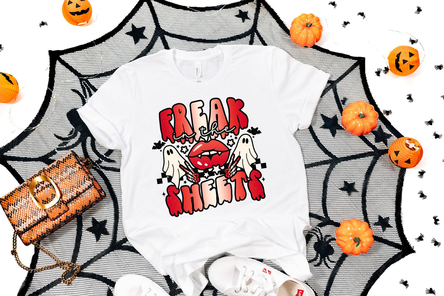 Freak In The Sheets T-Shirt, Halloween Funny Tee, Cute and Scary, Halloween Party Tee, Cute Fall Shirts, Cute Halloween Shirt, Boo Tee