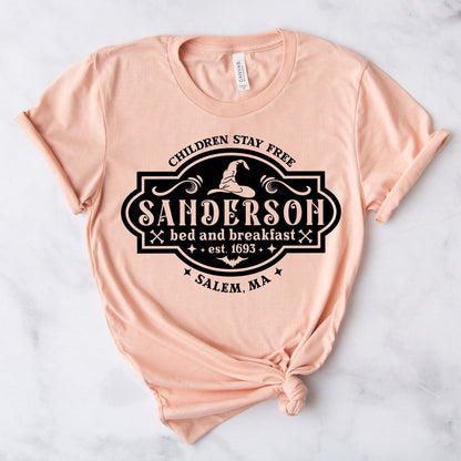 Sanderson Bed & Breakfast Tee Shirt - Halloween Movie Shirt - It's All Just A Bunch Of Hocus Pocus Shirt - Sanderson Sisters Shirt