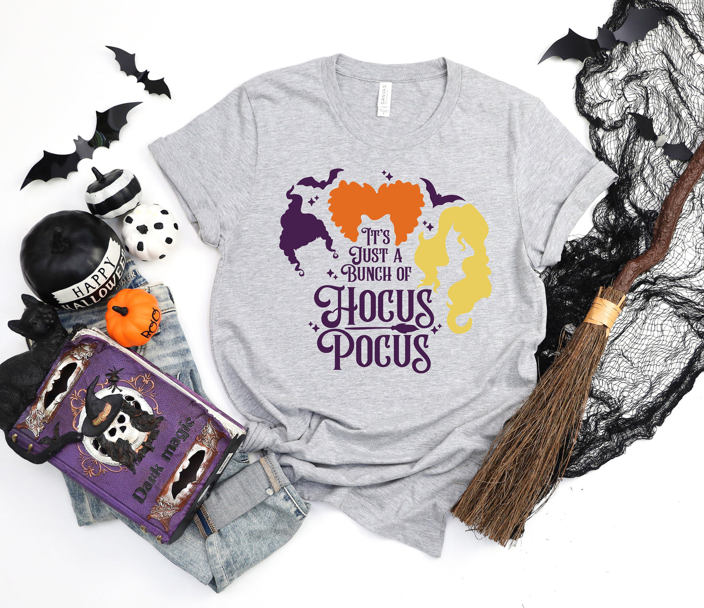 It's Just a Bunch of Hocus Pocus Shirt, Hocus Pocus Shirt, Halloween Shirt, Hocus Pocus Shirt, Basic Witch Shirt, Happy Halloween Shirt