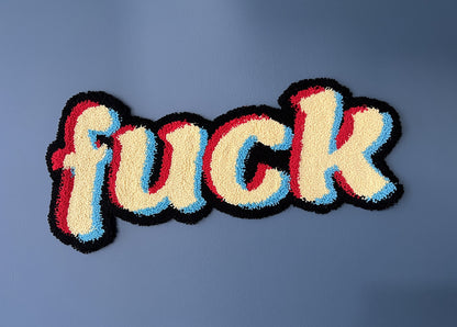 Fuck Tufted Rug | %100 Handmade