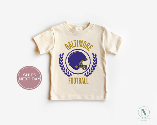 Retro Baltimore Football Shirt, Vintage Baltimore Football Shirt, Baltimore Football Women Shirt, Baltimore Football Toddler Shirt