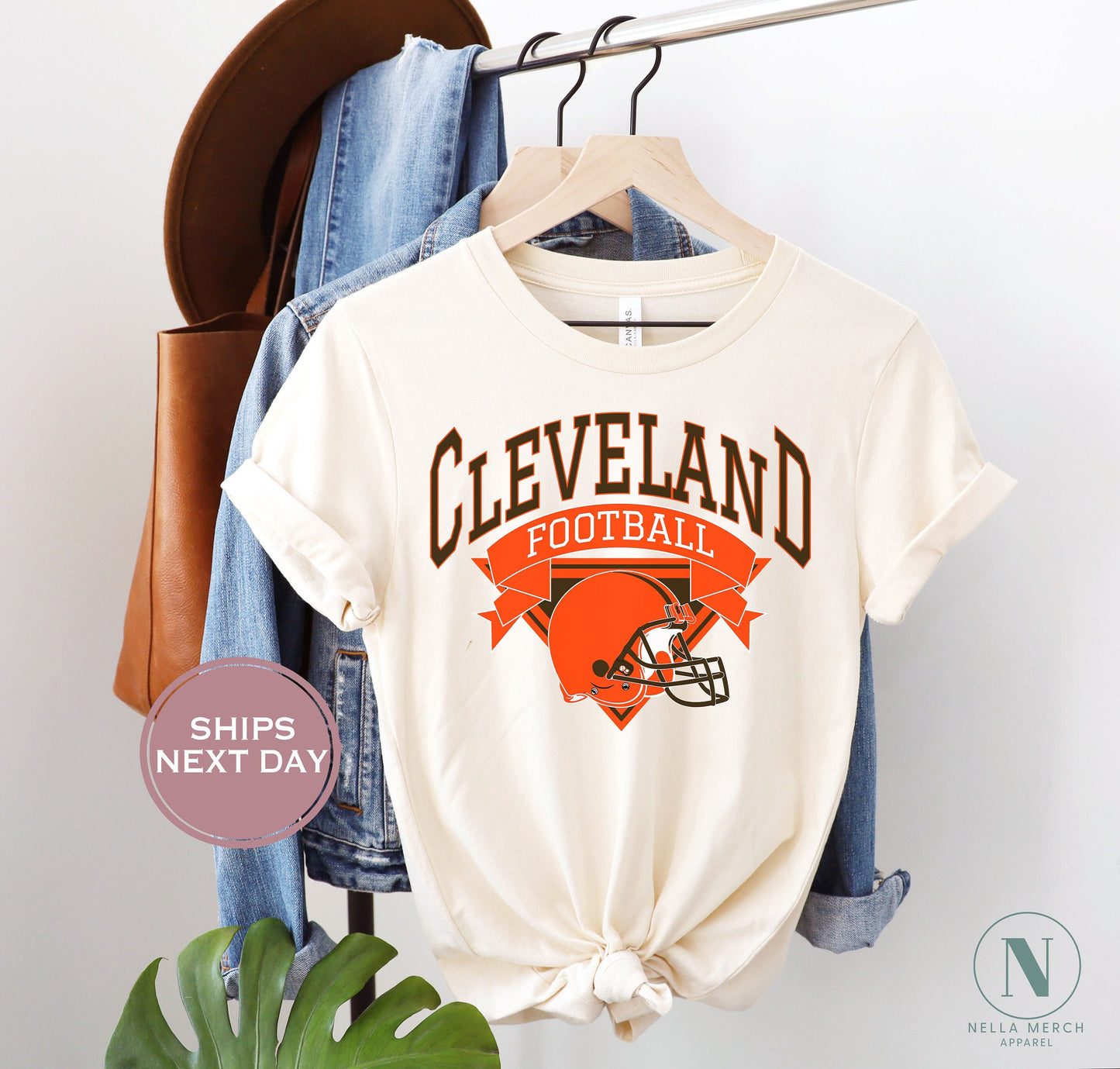 Cleveland Football Shirt, Retro Cleveland Football Shirt, Vintage Cleveland Women Shirt, Cleveland Toddler Shirt