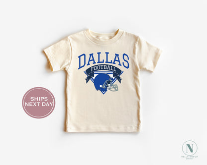 Dallas Football Shirt, Retro Dallas Football Shirt, Vintage Dallas Women Shirt, Dallas Toddler Shirt